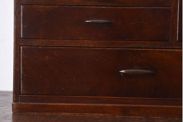 アンティーク雑貨　昭和レトロ　上品な色合いが素敵な小引き出し(裁縫箱)