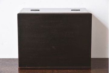 アンティーク雑貨　昭和レトロ　上品な色合いが素敵な小引き出し(裁縫箱)