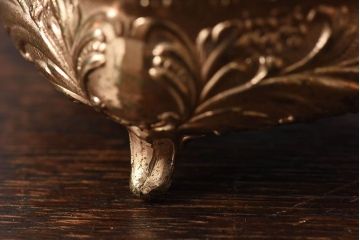 アンティーク雑貨　イギリスアンティーク　可愛らしいハート形のジュエリーケース(小物入れ、小物収納箱)