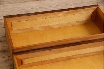 ヴィンテージ家具　ビンテージ　カバ材　高山式ライティングビューロー