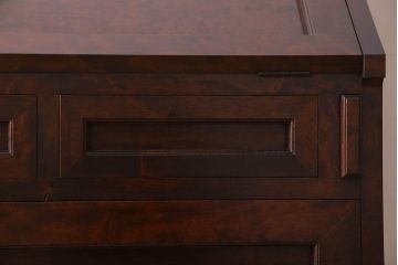 ヴィンテージ家具　ビンテージ　カバ材　高山式ライティングビューロー