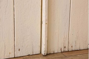 ペイント家具　両開き　使い込まれた雰囲気が素敵なドア(扉)(1)