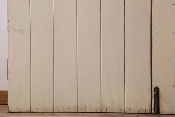 ペイント家具　両開き　使い込まれた雰囲気が素敵なドア(扉)(1)