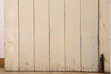 ペイント家具　両開き　使い込まれた雰囲気が素敵なドア(扉)(2)