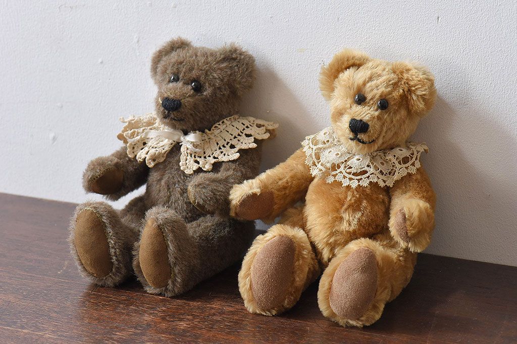 アンティーク　テディベア　ベビーレモンカラー アンティーク テディベア ベビーレモンカラー