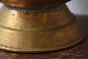 アンティーク雑貨　イギリスアンティーク　真鍮　小振りなコールバケツ