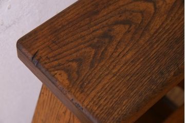 アンティーク雑貨　大正〜昭和期　栓材　古い木の風合いが味わい深いふみ台