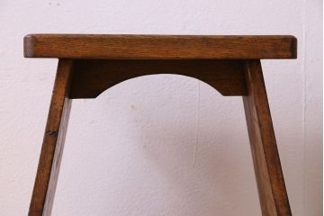 アンティーク雑貨　大正〜昭和期　栓材　古い木の風合いが味わい深いふみ台