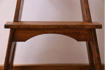 アンティーク雑貨　大正〜昭和期　栓材　古い木の風合いが味わい深いふみ台