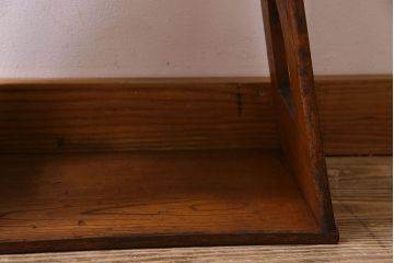 アンティーク雑貨　大正〜昭和期　栓材　古い木の風合いが味わい深いふみ台