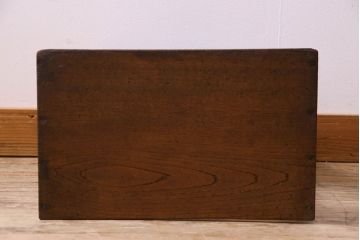 アンティーク雑貨　大正〜昭和期　栓材　古い木の風合いが味わい深いふみ台