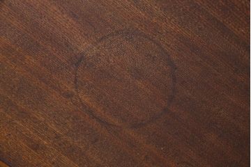 レトロ家具　昭和レトロ　使い込まれた味わいが素敵なセンターテーブル(鉄脚テーブル)