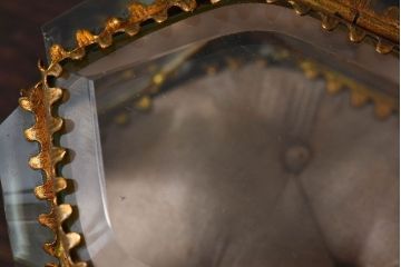 アンティーク雑貨　フランスアンティーク　面取りガラス!優美なジュエリーボックス