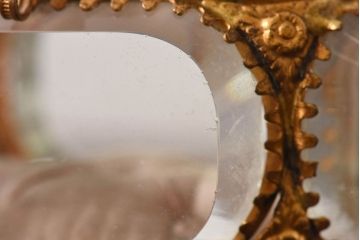 アンティーク雑貨　フランスアンティーク　面取りガラス!優美なジュエリーボックス