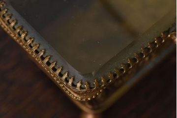 アンティーク雑貨　フランスアンティーク　装飾が美しいジュエリーケース(小物入れ)