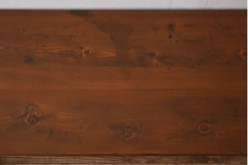 アンティーク家具　和製アンティーク　イチョウ材天板　使い込まれた質感が味わい深い作業台