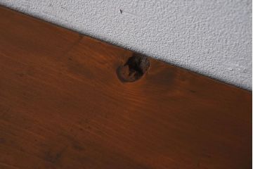 アンティーク家具　和製アンティーク　イチョウ材天板　使い込まれた質感が味わい深い作業台