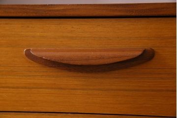 ヴィンテージ家具　北欧ビンテージ　色合いのコントラストがおしゃれなキャビネット(飾り棚、陳列棚)