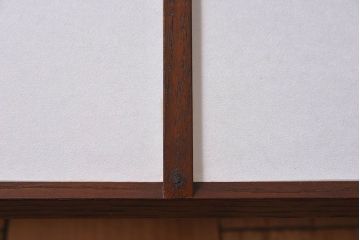 ビンテージ　栗材　和モダンスタイルにぴったりな天井照明(吊り下げ照明)(1)