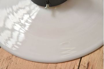 昭和レトロ　白いガラスの天井照明(電笠照明)2個セット(1)