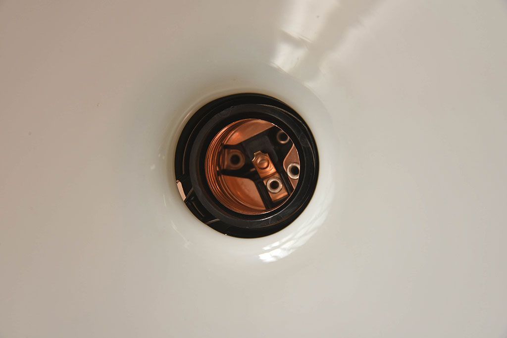 昭和レトロ　白いガラスの天井照明(電笠照明)2個セット(2)