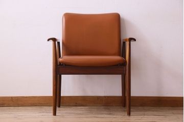 ヴィンテージ家具　CADO(France&Son)社製　フィンユール　ローズウッド材 ビンテージアームチェア