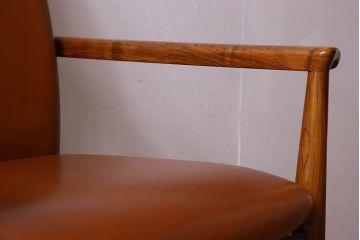 ヴィンテージ家具　CADO(France&Son)社製　フィンユール　ローズウッド材 ビンテージアームチェア