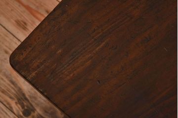 レトロ家具　昭和レトロ　天板一枚板!使い込まれた質感が味わい深い文机