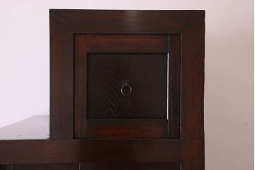 アンティーク家具　古民具・骨董　明治期　三方欅材 上質なアンティーク重ね階段箪笥