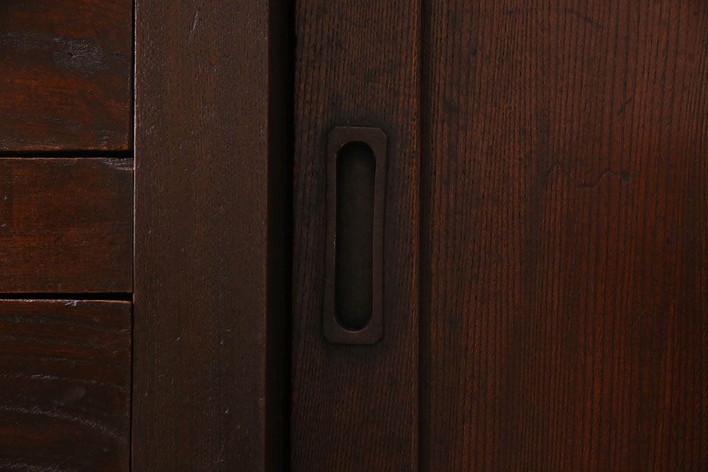 アンティーク家具　古民具・骨董　明治期　三方欅材 上質なアンティーク重ね階段箪笥