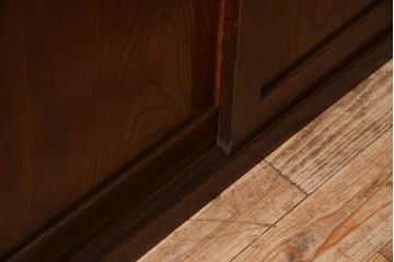 アンティーク家具　古民具・骨董　明治期　三方欅材 上質なアンティーク重ね階段箪笥