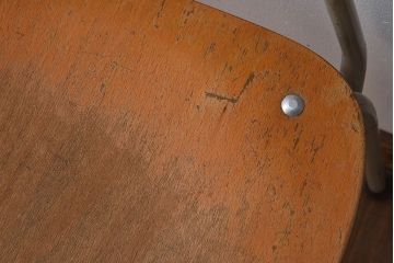ヴィンテージ家具　ビンテージ　シンプルでデザインのスクールチェア(キッズチェア、椅子)(1)