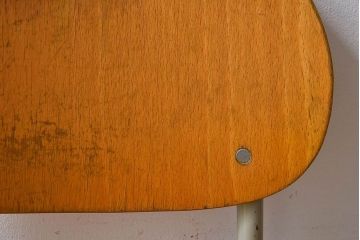 ヴィンテージ家具　ビンテージ　シンプルでデザインのスクールチェア(キッズチェア、椅子)(2)
