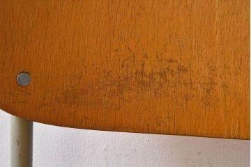 ヴィンテージ家具　ビンテージ　シンプルでデザインのスクールチェア(キッズチェア、椅子)(2)