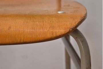 ヴィンテージ家具　ビンテージ　シンプルでデザインのスクールチェア(キッズチェア、椅子)(2)
