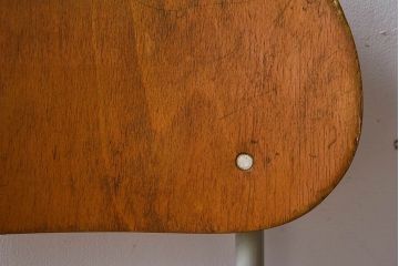 ヴィンテージ家具　ビンテージ　シンプルでデザインのスクールチェア(キッズチェア、椅子)(3)
