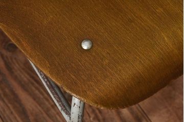 ヴィンテージ家具　ビンテージ　シンプルでデザインのスクールチェア(キッズチェア、椅子)(3)