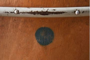 ヴィンテージ家具　ビンテージ　シンプルでデザインのスクールチェア(キッズチェア、椅子)(3)