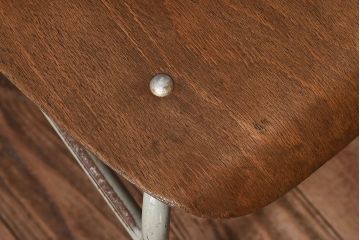 ヴィンテージ家具　ビンテージ　シンプルでデザインのスクールチェア(キッズチェア、椅子)