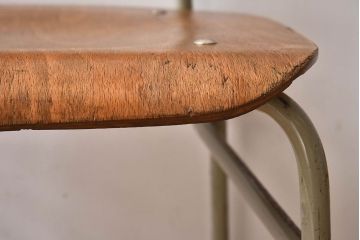 ヴィンテージ家具　ビンテージ　シンプルでデザインのスクールチェア(キッズチェア、椅子)