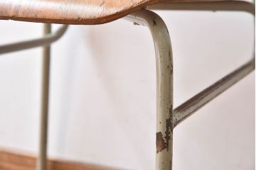ヴィンテージ家具　ビンテージ　シンプルでデザインのスクールチェア(キッズチェア、椅子)
