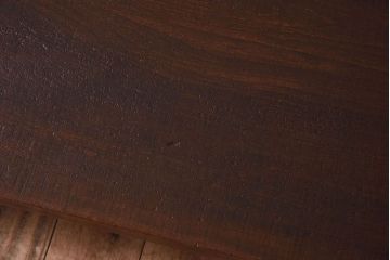 アンティーク家具　和製アンティーク　天板一枚板!小引き出し付きの組み立て式裁ち板(ローテーブル)