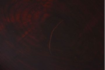 アンティーク家具　和製アンティーク　総欅材　漆塗り!上品な脚のデザインが惹かれる座卓