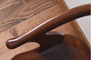 民芸家具　ビンテージ　上質なデザインの回転イス