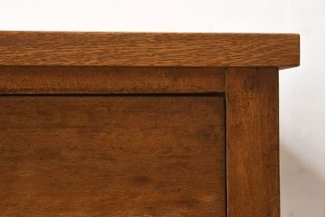 アンティーク雑貨　昭和レトロ　引き出し付き!シンプルなデザインのサイドテーブル(花台)