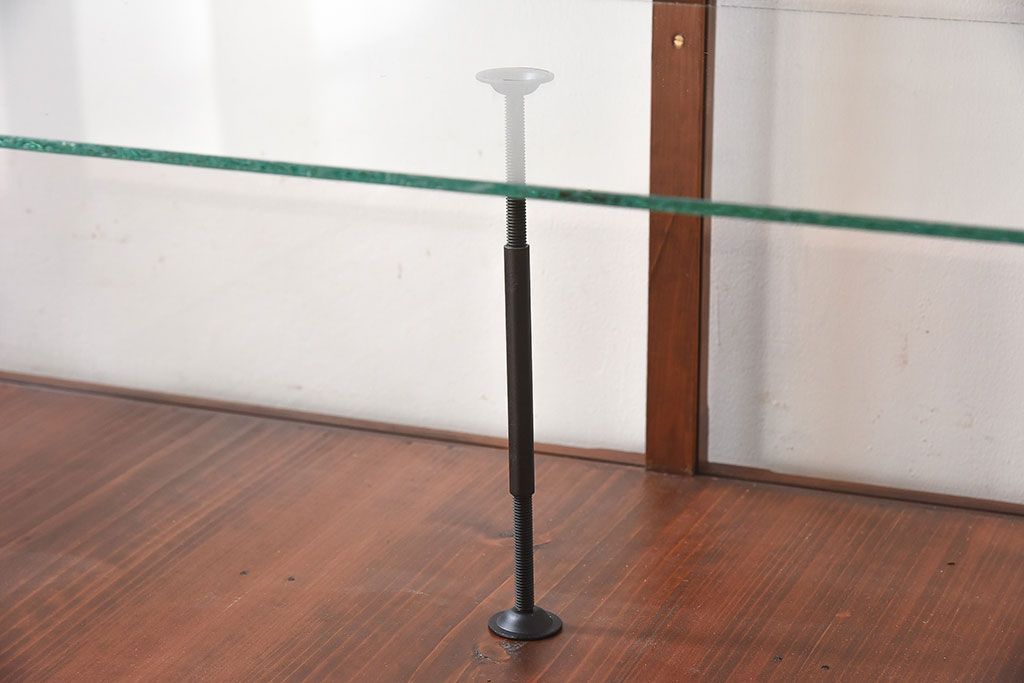 【I様ご決済用(加工費込)】和製アンティーク　レトロな風合いが素敵なガラスケース(ショーケース、陳列棚)