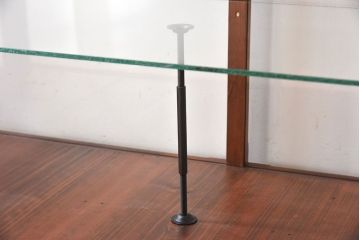 【I様ご決済用(加工費込)】和製アンティーク　レトロな風合いが素敵なガラスケース(ショーケース、陳列棚)