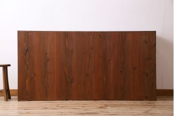 アンティーク家具　和製アンティーク　上手物!前面総欅材の重厚な収納箪笥(水屋箪笥、サイドボード、サイドキャビネット)