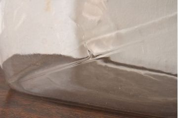 アンティーク雑貨　レトロな質感が素敵なアンティーク猫瓶(ガラス瓶)2個セット(1)