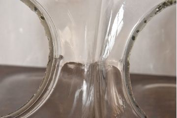 アンティーク雑貨　レトロな質感が素敵なアンティーク猫瓶(ガラス瓶)2個セット(1)